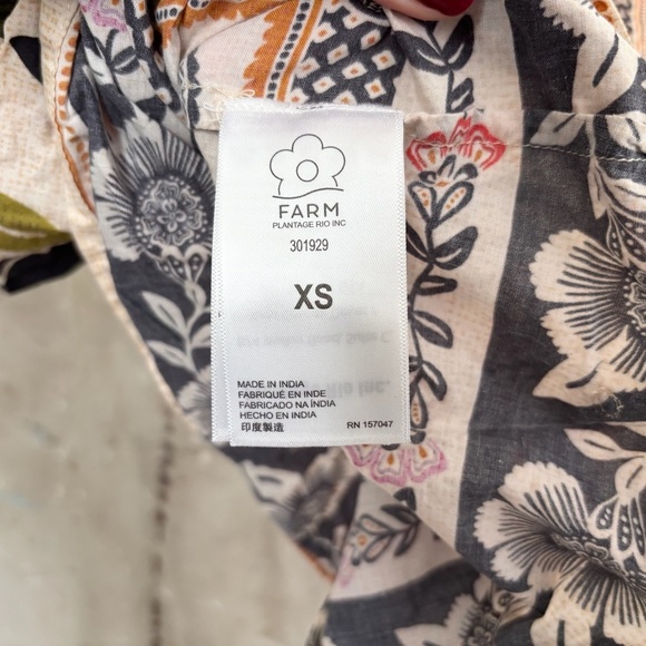 Farm Rio Romantic Garden Blouse - Picture 6 of 8